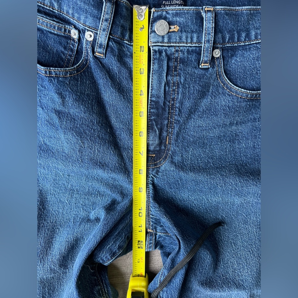 NWT! J. CREW Full Length Slim Wide-Leg Jeans​ - Picture 7 of 7